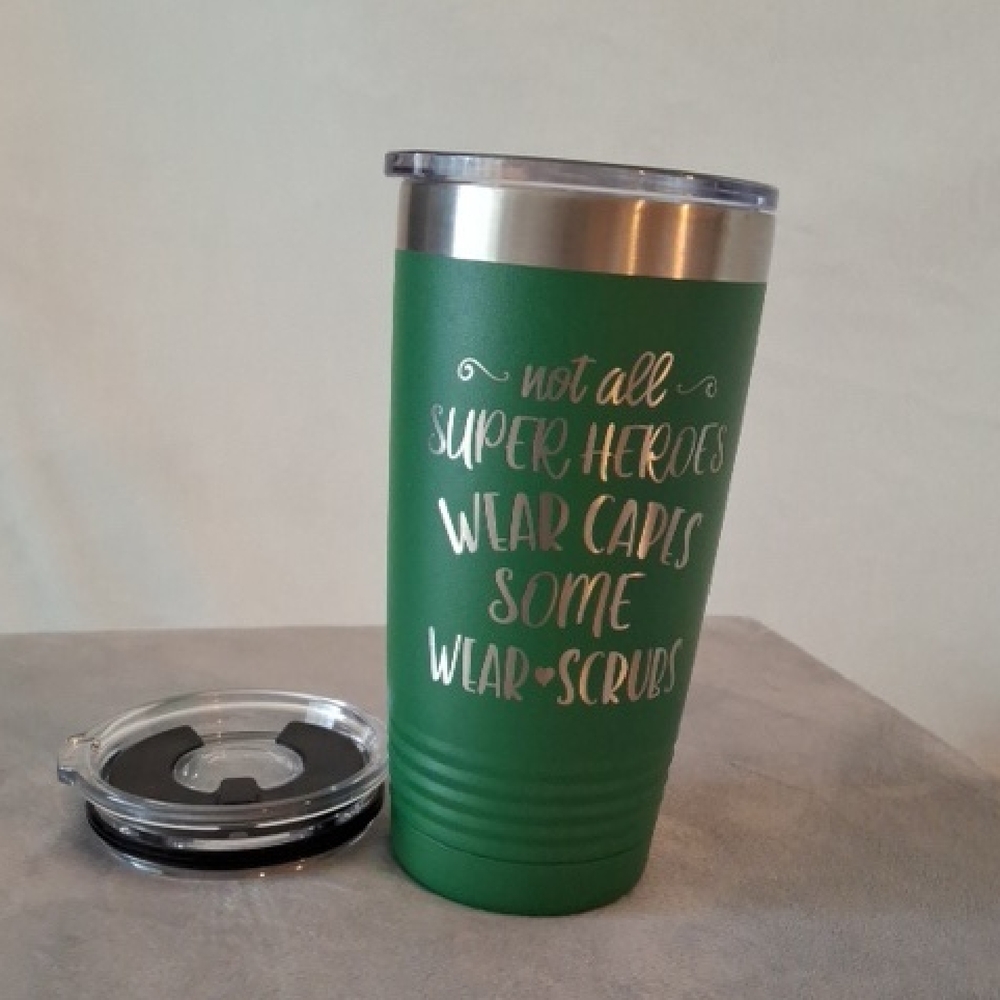 Polar Camel Green Metal Tumbler-New!